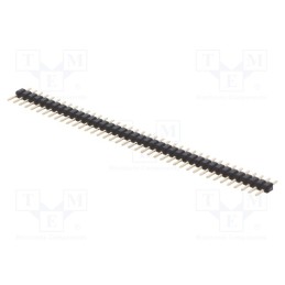 50 pcs : DS1025-01-1*40P8BV1-B - Pin header, pin strips, male, PIN: 40, straight, 2mm, THT, 1x40