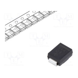 10 pcs : SSB44-E3/52T - Diode: Schottky rectifying, SMD, 40V, 4A, SMB,