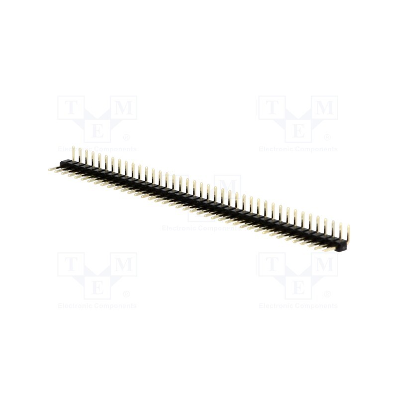 20 pcs : DS1025-02-1*40P8BR1 - Pin header, pin strips, male, PIN: 40, angled 90°, 2mm, THT, 1x40