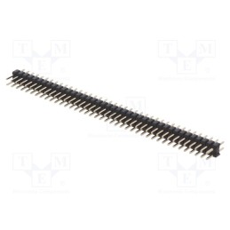 10 pcs : DS1025-05-2X40P8BV1-B - Pin header, pin strips, male, PIN: 80, straight, 2mm, THT, 2x40