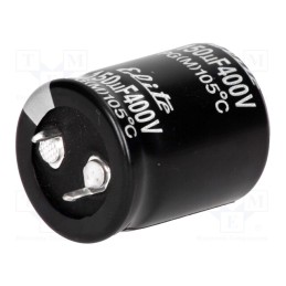 10 pcs : PG2G151MND2531 - Capacitor: electrolytic, SNAP-IN, 150uF, 400VDC, Ø25x31mm, ±20%