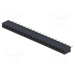 10 pcs : DS1026-01-1*20S8BV - Socket, pin strips, female, PIN: 20, straight, 2mm, THT, 1x20, L2.7mm