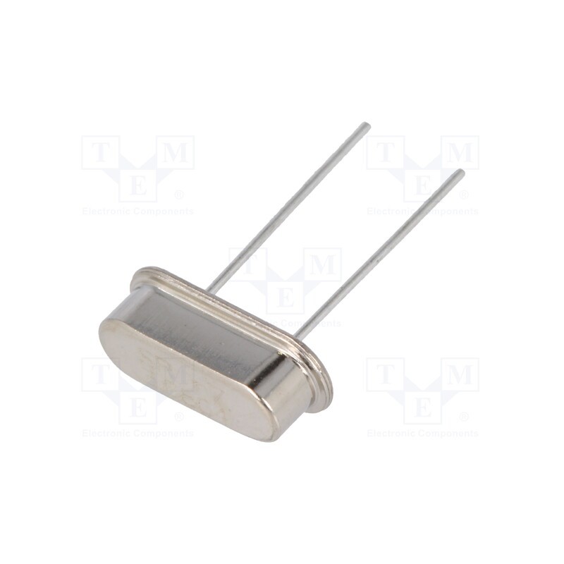 10 pcs : 3.6864M-49S-SR - Resonator: quartz, 3.6864MHz, ±30ppm, 20pF, THT, HC49-S