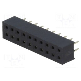 10 pcs : DS1026-05-2*10S8BV - Socket, pin strips, female, PIN: 20, straight, 2mm, THT, 2x10, L2.7mm