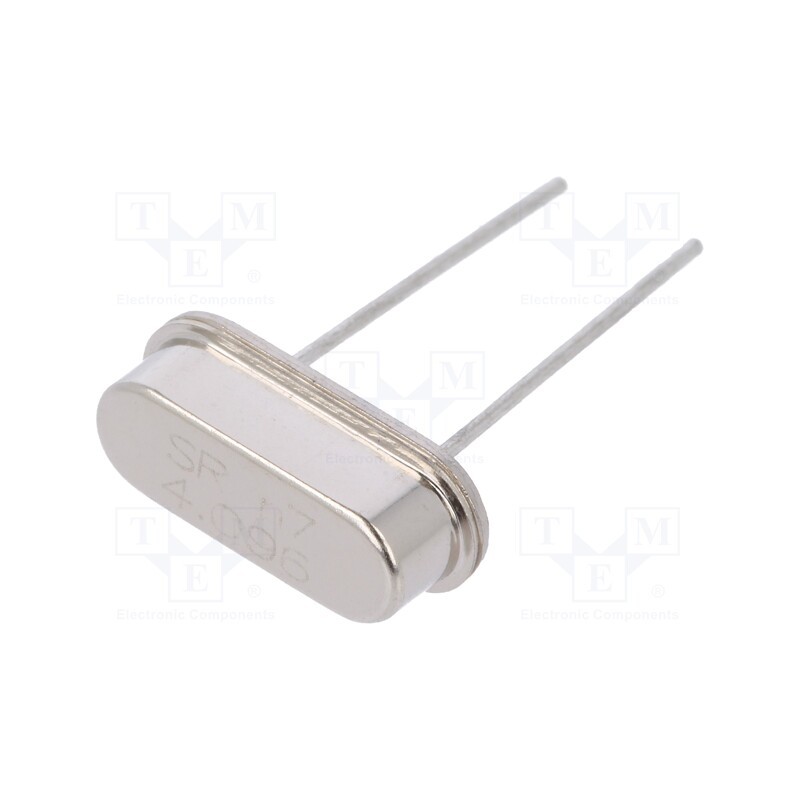 10 pcs : 4.096M-49S-SR - Resonator: quartz, 4.096MHz, ±30ppm, 20pF, THT, HC49-S
