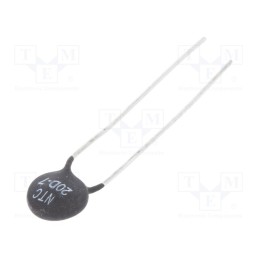 50 pcs : NTCS-08-20-0.6 - NTC thermistor, 20Ω, 8.5mm, -55÷200°C, THT