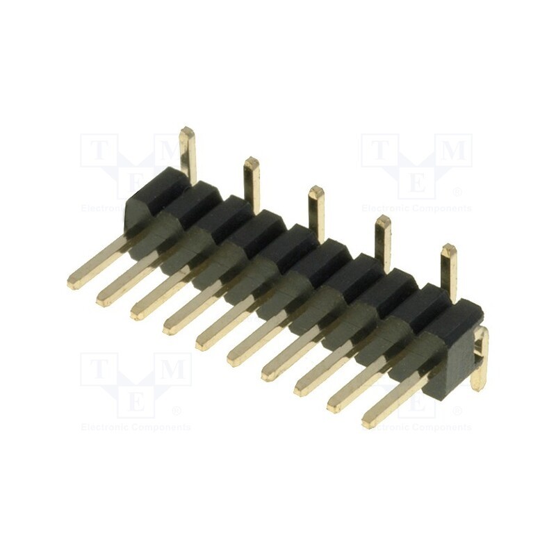 20 pcs : DS1031-03-1*10P8BS-3-1-1 - Pin header, pin strips, male, PIN: 10, vertical, 1.27mm, SMT, 1x10
