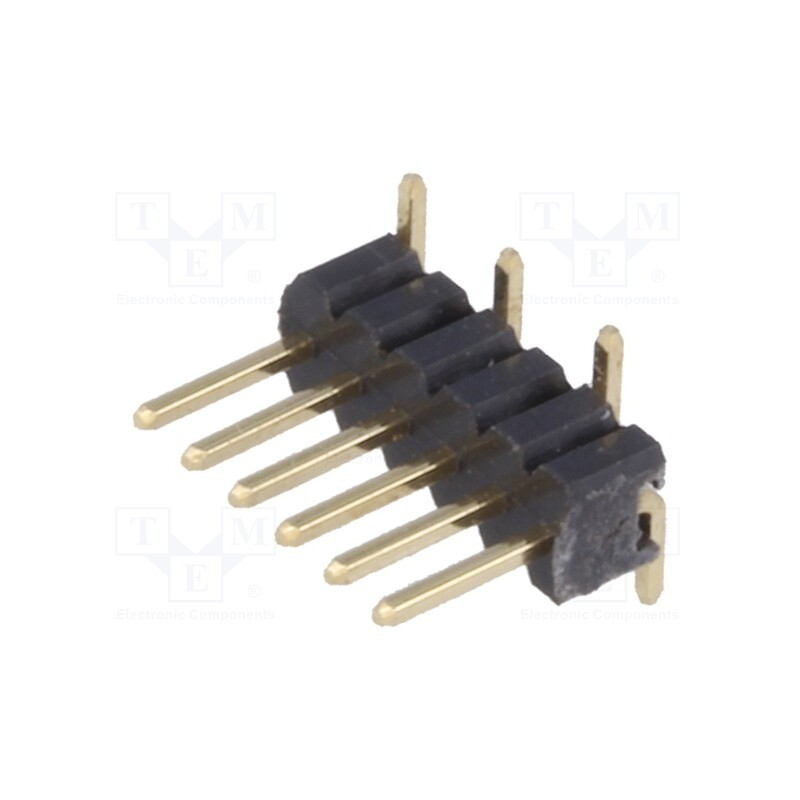 20 pcs : DS1031-03-1*6P8BS311-3A - Pin header, pin strips, male, PIN: 6, vertical, 1.27mm, SMT, 1x6