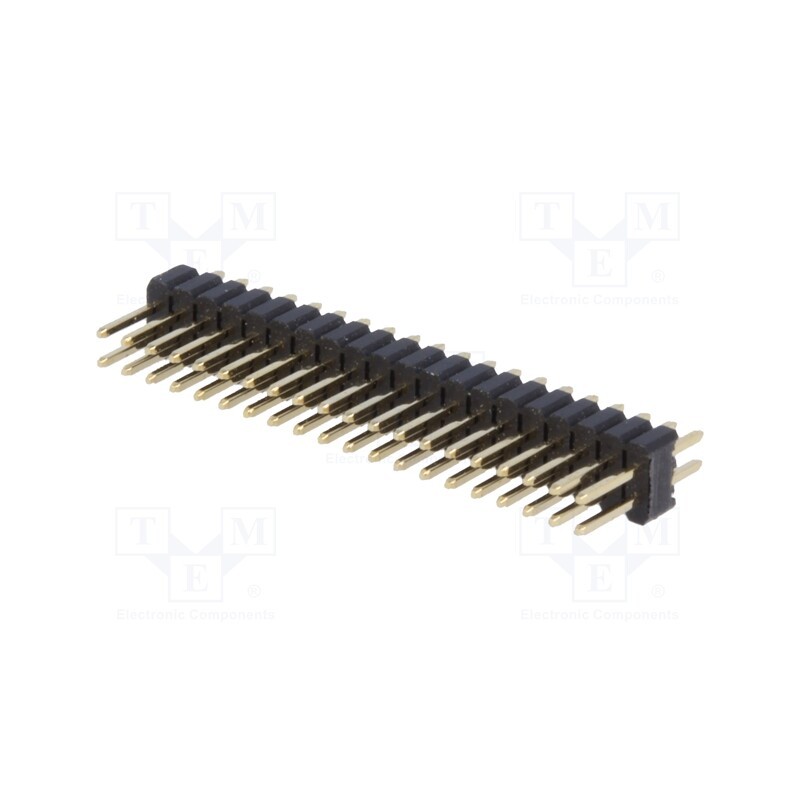 20 pcs : DS1031-06-2*20P8BV-4-1 - Pin header, pin strips, male, PIN: 40, straight, 1.27mm, THT, 2x20
