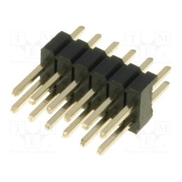 20 pcs : DS1031-06-2*6P8BV-4-1 - Pin header, pin strips, male, PIN: 12, straight, 1.27mm, THT, 2x6