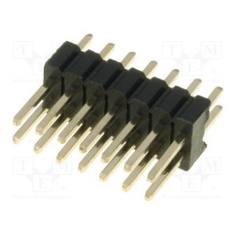 20 pcs : DS1031-06-2*7P8BV41-3A - Pin header, pin strips, male, PIN: 14, straight, 1.27mm, THT, 2x7