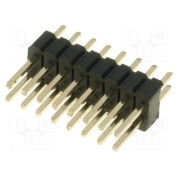 20 pcs : DS1031-06-2*8P8BV41-3A - Pin header, pin strips, male, PIN: 16, straight, 1.27mm, THT, 2x8