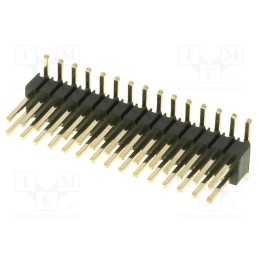 20 pcs : DS1031-08-2*15P8BS41-3A - Pin header, pin strips, male, PIN: 30, vertical, 1.27mm, SMT, 2x15