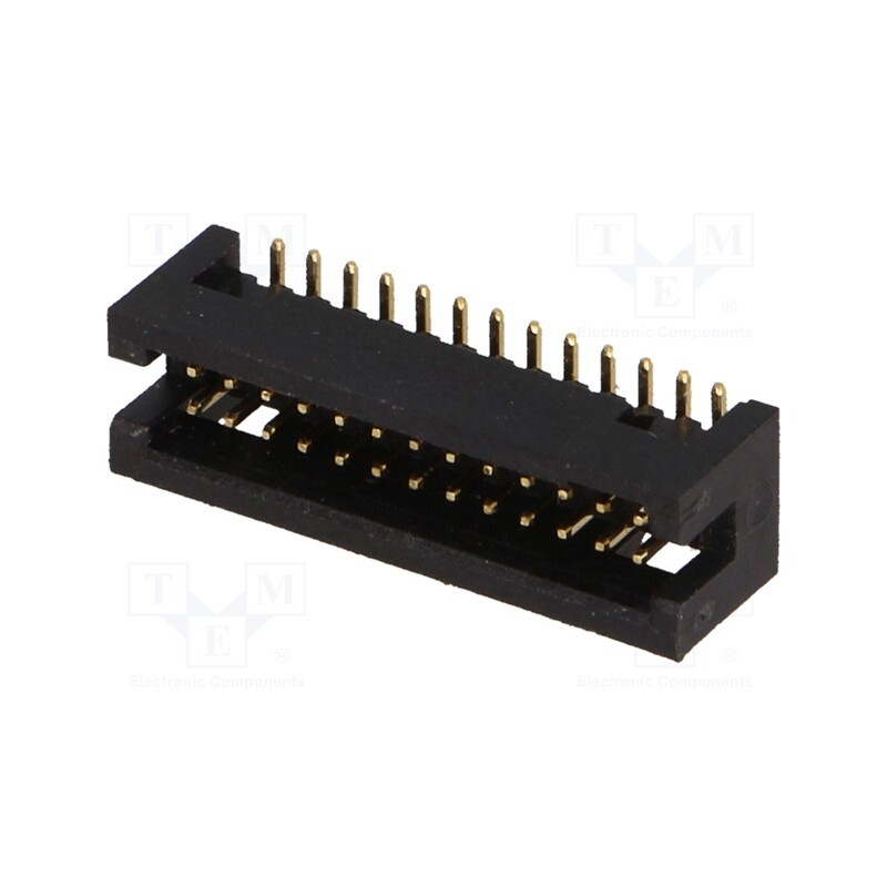 10 pcs : DS1031-14-26S8B - Socket, IDC, male, PIN: 26, straight, SMT, gold flash, 1.27mm