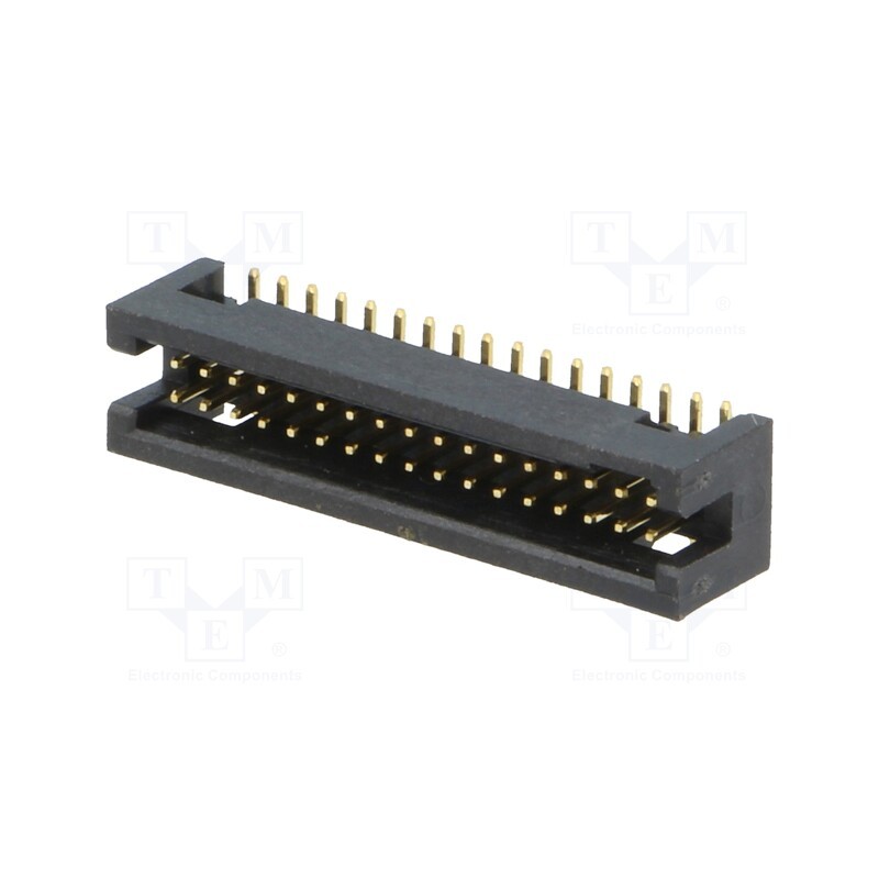 10 pcs : DS1031-14-34S8B - Socket, IDC, male, PIN: 34, straight, SMT, gold flash, 1.27mm