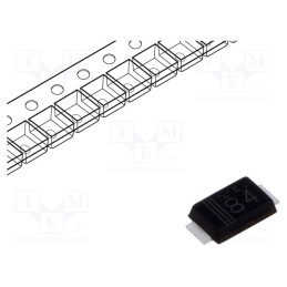 20 pcs : RFN1LAM6STR - Diode: rectifying, SMD, 600V, 0.8A, 35ns, SOD128, Ufmax: 1.45V