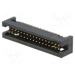 10 pcs : DS1031-15-34V8B - Socket, IDC, male, PIN: 34, straight, THT, gold flash, 1.27mm