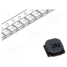 10 pcs : 45224C - Inductor: wire, SMD, 220uH, 500mA, 1.55Ω, ±20%, 7.3x7.3x3.55mm, 4500