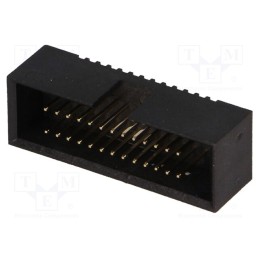 10 pcs : DS1031-16-26V8B - Socket, IDC, male, PIN: 26, straight, THT, gold flash