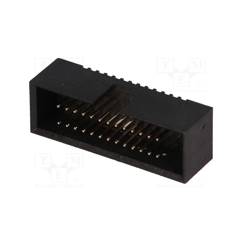 10 pcs : DS1031-16-26V8B - Socket, IDC, male, PIN: 26, straight, THT, gold flash