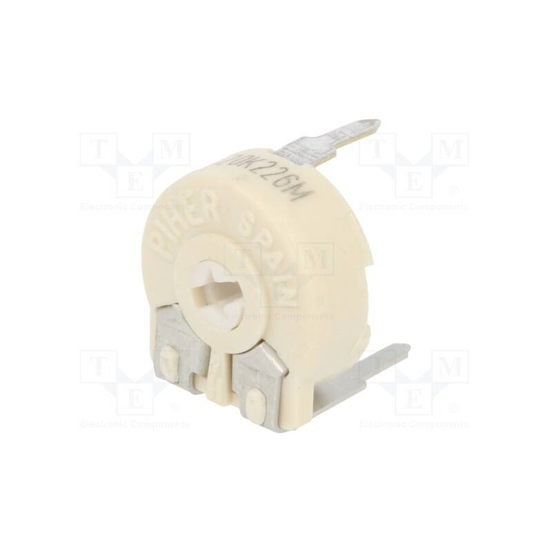 10 pcs : PTC10LV10-203A2020 - Potentiometer: mounting, horizontal, 20kΩ, 330mW, ±20%, linear