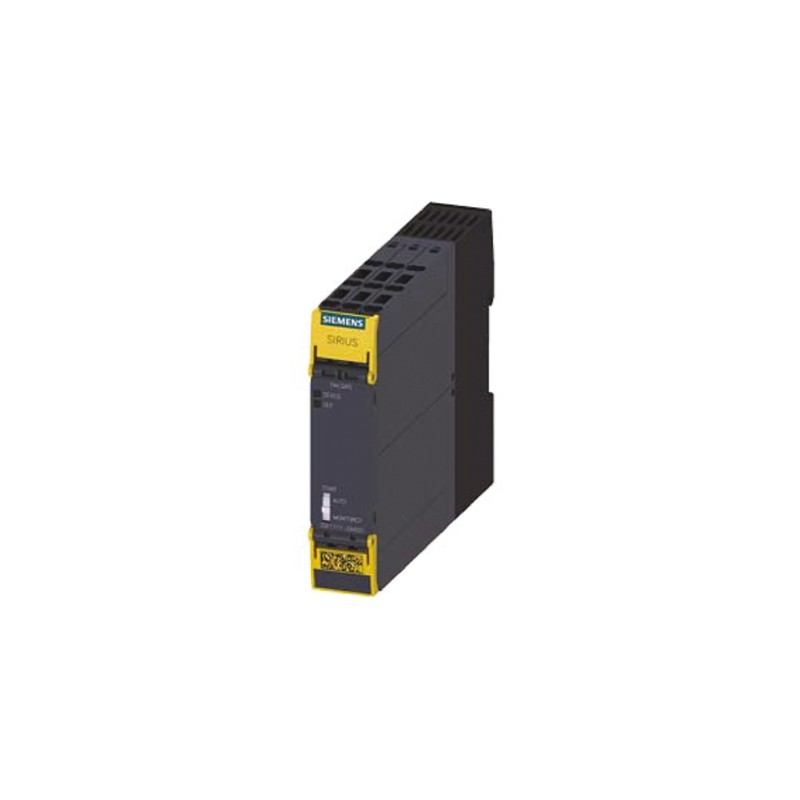1 pcs - Siemens Single-Channel Safety Relay, 110 - 240V ac/dc, 4 Safety Contacts