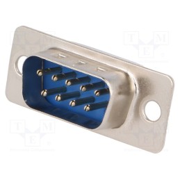 10 pcs : DS1034-09MUNSISS - D-Sub, PIN: 9, socket, male, straight, THT, 5A, 15mΩ