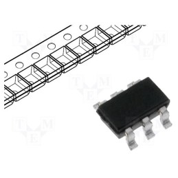 20 pcs : SN74LVC2G17DCKR - IC: digital, buffer,non-inverting, Ch: 2, SMD, SC70-6, 1.65÷5.5VDC