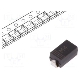 50 pcs : M4 - Diode: rectifying, SMD, 400V, 1A, SMAJ, Ufmax: 1.1V, Ifsm: 30A