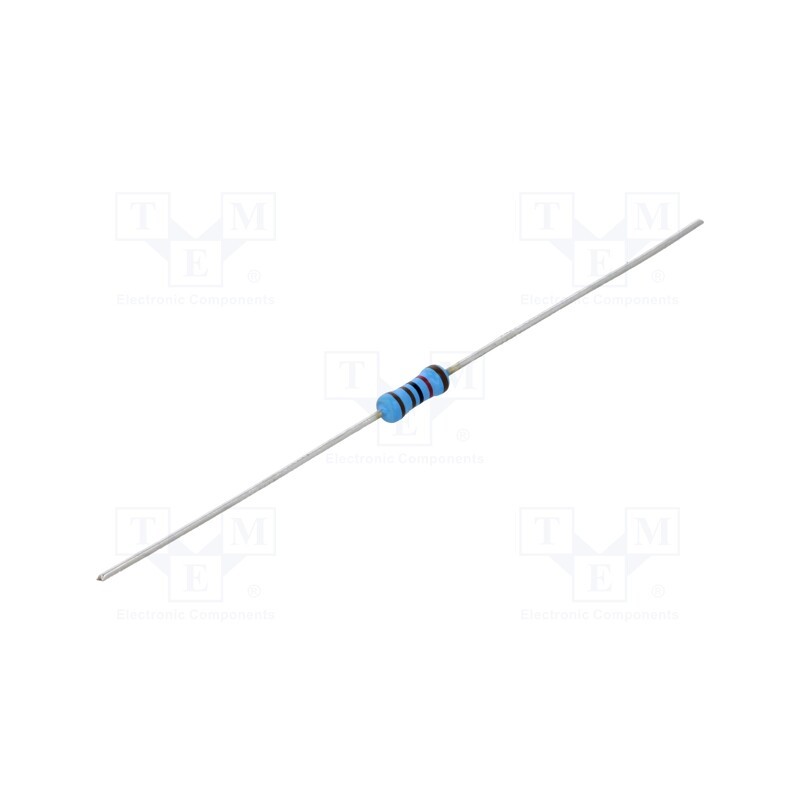 50 pcs : MBB02070C4641FC100 - Resistor: metal film, THT, 4.64kΩ, 0.6W, ±1%, Ø2.5x6.5mm, -55÷155°C