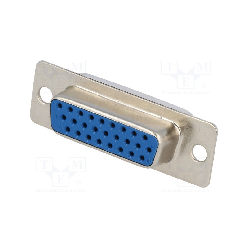 10 pcs : DS1035-26FUNSISS - D-Sub HD, PIN: 26, plug, female, for cable, straight, soldering