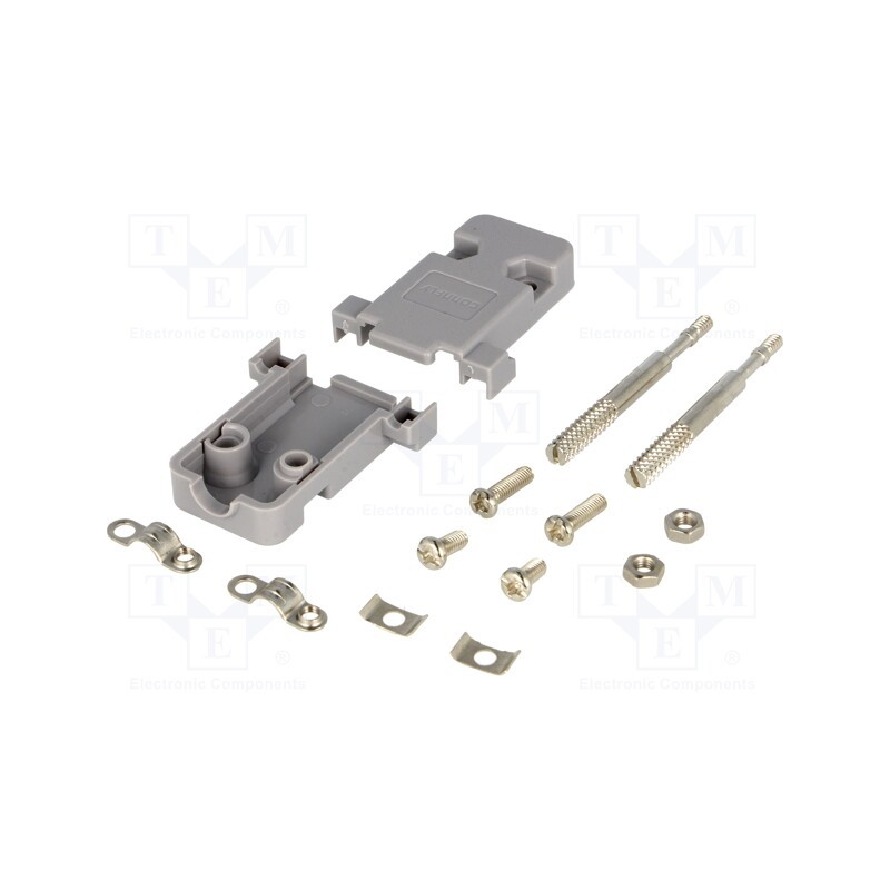 10 pcs : DS1045-09AP1L1 - Enclosure: for D-Sub connectors, D-Sub 9pin,D-Sub HD 15pin