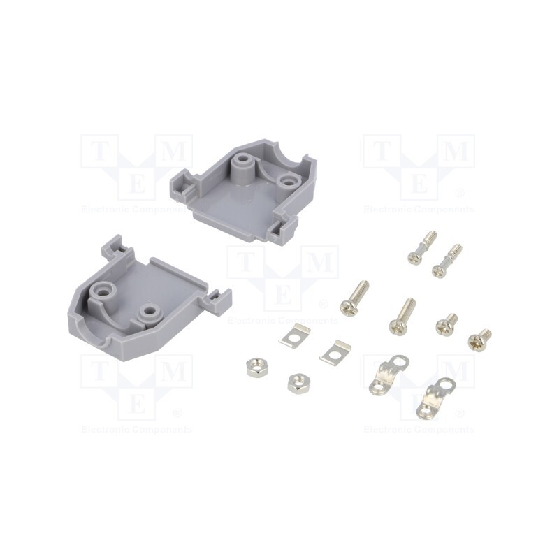 20 pcs : DS1045-15AP1S1-A - Enclosure: for D-Sub connectors, D-Sub 15pin,D-Sub HD 26pin