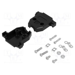 20 pcs : DS1045-15BP1S1 - Enclosure: for D-Sub connectors, D-Sub 15pin,D-Sub HD 26pin