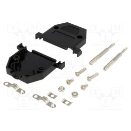 10 pcs : DS1045-25BP1L1 - Enclosure: for D-Sub connectors, D-Sub 25pin,D-Sub HD 44pin