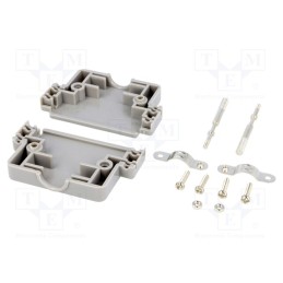 10 pcs : DS1045-50PA1 - Enclosure: for D-Sub connectors, D-Sub 50pin,D-Sub HD 78pin