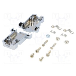 10 pcs : DS1046-09C1S1 - Enclosure: for D-Sub connectors, D-Sub 9pin,D-Sub HD 15pin