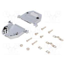 10 pcs : DS1046-25C1S1 - Enclosure: for D-Sub connectors, D-Sub 25pin,D-Sub HD 44pin