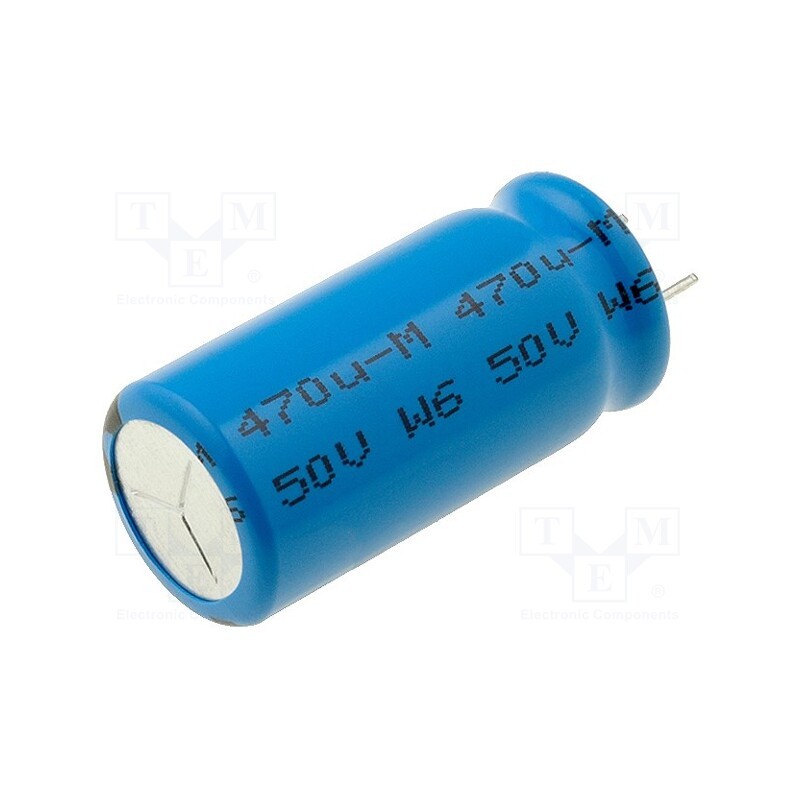 10 pcs : MAL213661471E3 - Capacitor: electrolytic, low ESR, THT, 470uF, 50VDC, Ø12.5x25mm