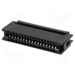 10 pcs : DS1064-340B - Card edge, PIN: 34, IDC, for ribbon cable, 1.27mm, gold flash