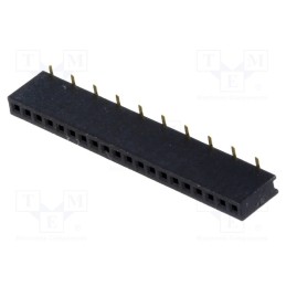 10 pcs : DS1065-02-1*20S8BS1 - Socket, pin strips, female, PIN: 20, straight, 1.27mm, SMT, 1x20