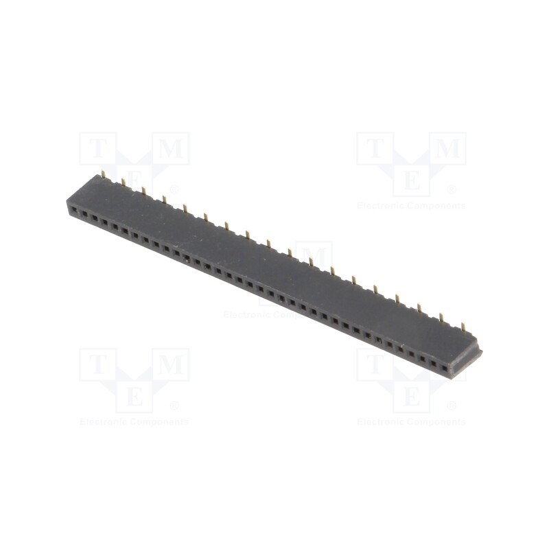10 pcs : DS1065-02-1*36S8BS1 - Socket, pin strips, female, PIN: 36, straight, 1.27mm, SMT, 1x36