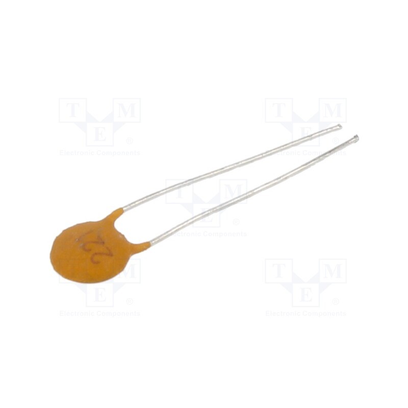 500 pcs : CCK-220P/100V-2.5 - Capacitor: ceramic, 220pF, 100V, Y5P, ±20%, THT, 2.5mm