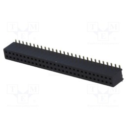10 pcs : DS1065-05-2*28S8BS - Socket, pin strips, female, PIN: 56, straight, 1.27mm, SMT, 2x28