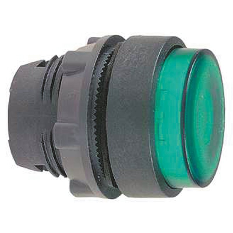1 pcs - Schneider Electric Harmony XB5 Series Green Momentary Push Button Head, 22mm Cutout, IP66, IP69K