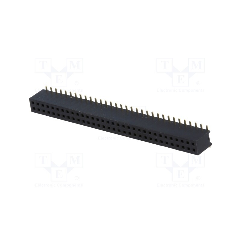 10 pcs : DS1065-05-2*32S8BS - Socket, pin strips, female, PIN: 64, straight, 1.27mm, SMT, 2x32
