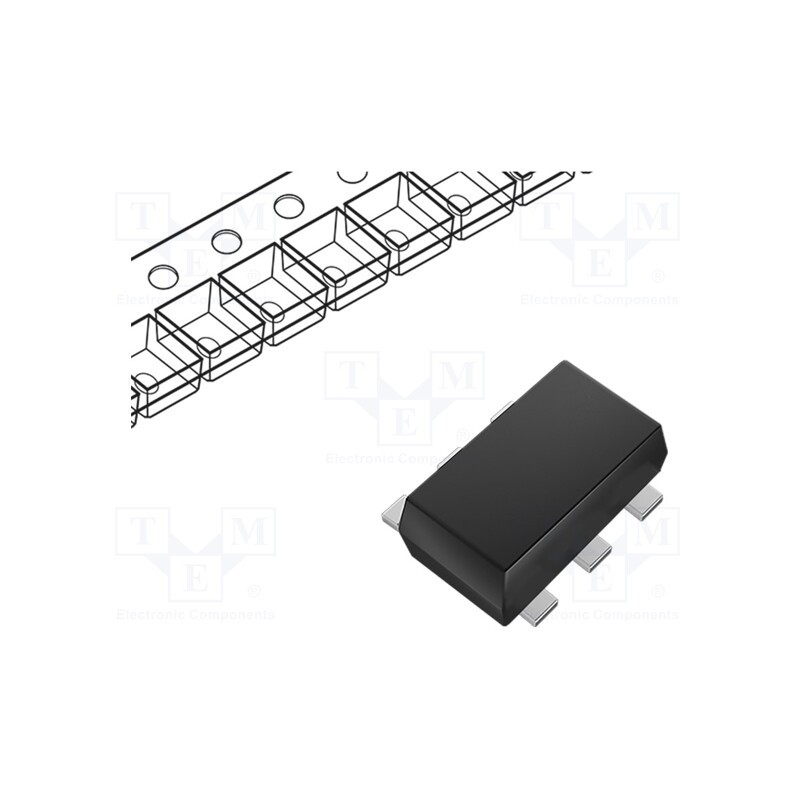 20 pcs : EM6M2T2R - Transistor: N/P-MOSFET, unipolar, complementary pair, 20/-20V