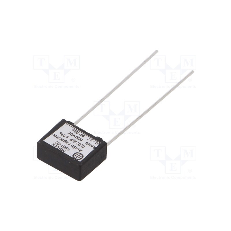 10 pcs : MKP02CH322J-B - Capacitor: polypropylene, 22nF, 600VDC, 10mm, ±5%, 13x10.5x5.5mm