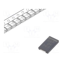 10 pcs : A700W227M002ATE009 - Capacitor: polymer, low ESR, 220uF, 2VDC, W, 2917, ESR: 9mΩ, SMD, ±20%