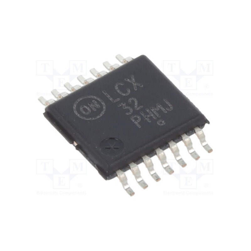 10 pcs : MC74LCX32DTG - IC: digital, OR, Ch: 4, IN: 2, CMOS,TTL, SMD, TSSOP14, 2÷3.6VDC, 10uA